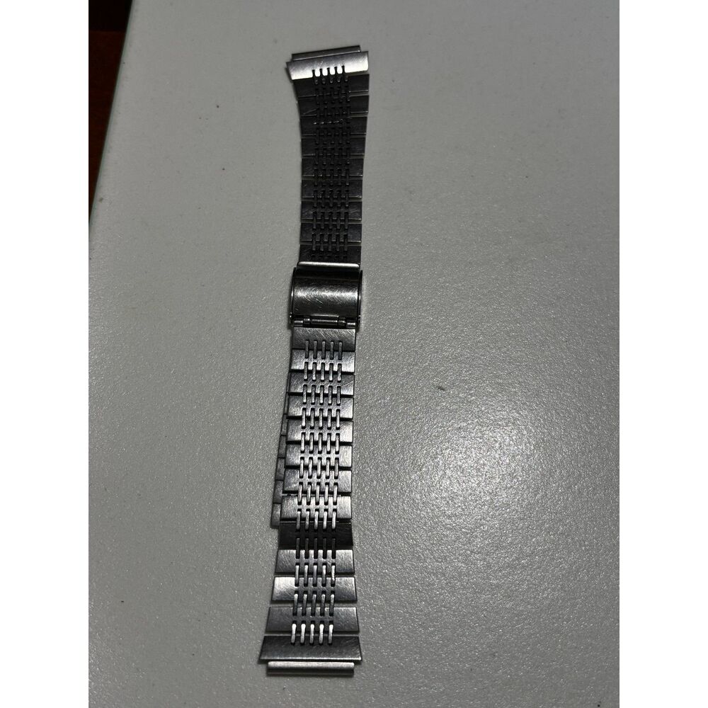 Vintage Seiko Rice Paper style 20.5mm silver bracelet